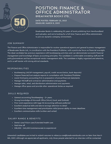 Job Posting: Join Our Team!